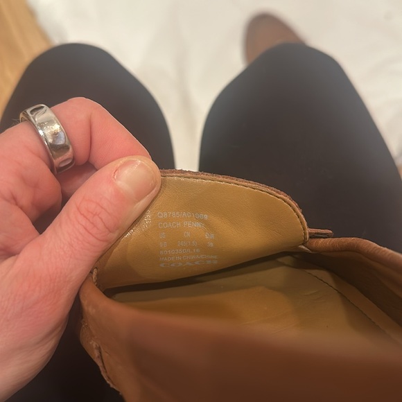 Coach Brown Penny Loafers - Picture 6 of 6
